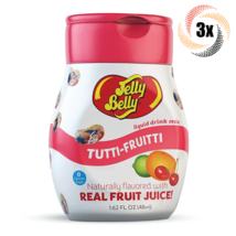 3x Bottles Jelly Belly Tutti Frutti Liquid Water Enhancer | Sugar Free | 1.62oz - £14.93 GBP