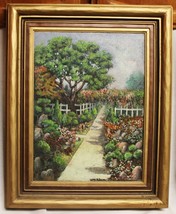 William Constable Adam Listed CA, Garden Path in Monterey Oil on Board - £1,466.02 GBP