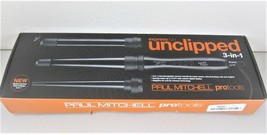 Paul Mitchell Express Ion Unclipped 3-in-1 Curling Iron Black, NEW - $97.97
