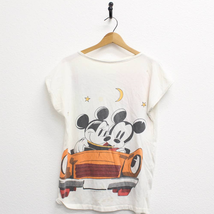 Vintage Walt Disney Mickey Minnie Mouse Drive In Movie Tank Top Large - $27.09