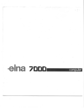 Elna 7000 sewing machine manual instruction Hard Copy - £10.40 GBP