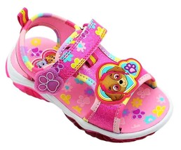 PAW PATROL SKYE &amp; EVEREST Light-Up Play Sandals Toddler&#39;s Sizes 8 or 9 NWT - $21.69