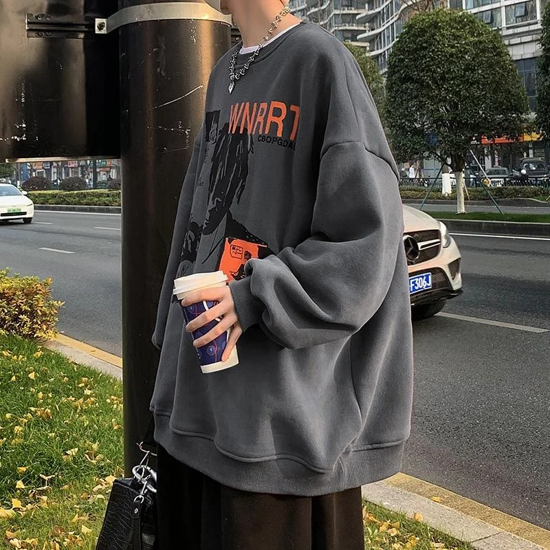 Privathinker Hip Hop Men s Oversize Couple Clothing Graphic Male Pullovers Fashi - £105.57 GBP