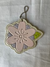 Vintage Multicolor Flower Shape Keychain Mirror - e980 - €1,70 EUR