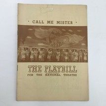 1946 Playbill National Theatre Present Call Me Mister with Betty Garrett - £11.33 GBP
