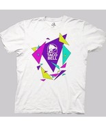 Men&#39;s Large Taco Bell Shirt Retro White Short Sleeve Logo Graphic Tee - €17,46 EUR