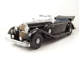 Mercedes 770 (W150) Convertible Black 1938 1:18 Model Car - £55.02 GBP