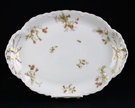 Haviland Limoges Schleiger 41 Thistle Large Oval Platter, Antique France... - £39.09 GBP