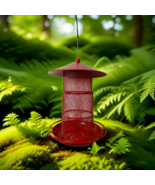 Metal Hanging Bird Feeder Squirrel-Proof Durable 3 Tier Expandable Desig... - $35.58