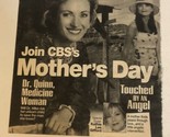 Dr Quinn Medicine Woman Vintage Tv Ad Advertisement Jane Seymour TV1 - $5.93