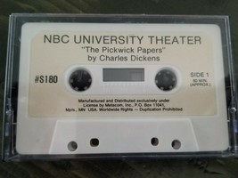 NBC University Theater &quot;The Pickwick Papers&quot; by Charles Dickens CASSETTE - £3.79 GBP