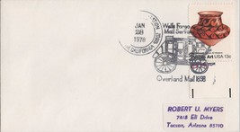 ZAYIX United States Event Cover - Wells Fargo Mail Service Overland Mail Coach - £1.99 GBP
