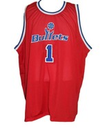 Rod Strickland Custom Washington Retro Basketball Jersey Sewn Red Any Size - $34.99 - $39.99