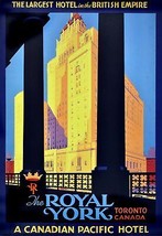 2860.Royal York Canada Hotel Travel POSTER.Home Room Office Wall art decor - £13.51 GBP+
