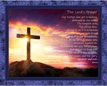 36&quot; X 44&quot; Panel The Lord&#39;s Prayer Scripture Passages Faith Fabric Panel ... - £10.38 GBP