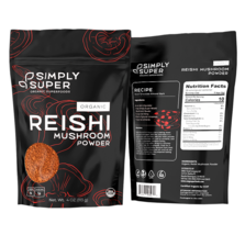 Simply Super Organic SuperFoods Reishi Mushroom Powder 4 Oz - $18.40 CAD