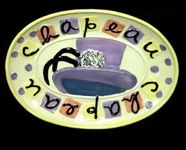 Girlie Girl Chapeau Ceramic Jewelry Plate - $6.99