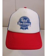 Vintage Pabst Blue Ribbon Beer Snapback Cap Hat - £11.66 GBP