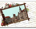 Baden Pforzheim Marktplatz Marketplace Street VIew Germany UDB Postcard U24 - $5.89