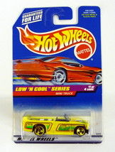 Hot Wheels Mini Truck #697 Low &#39;N Cool Series #1 of 4 Yellow Die-Cast Ca... - $55.27 MXN
