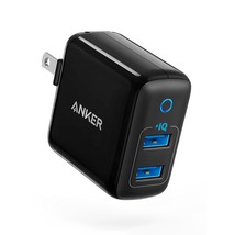 Anker Dual USB Wall Charger, PowerPort II 24W, Ultra-Compact Travel Charger with - £29.77 GBP
