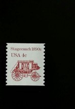 1986 4c Stagecoach, Coil Scott 2228 Mint F/VF NH - £0.99 GBP