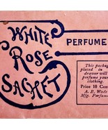 A.B. Wade White Rose Sachet Perfume Drawer Freshener 1940-50s Unopened P... - $27.32 CAD