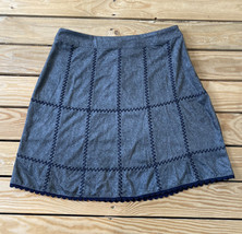 skies are Blue NWT $46.99 women’s Maggie suede skirt Size M Grey O6 - £13.94 GBP