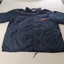 Auburn Sport SOUTHEAST LOGISTICS Men's Blue Snap Button Windbreaker Jacket Sz XL image 6