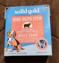 Solid Gold Bone Broth Stew Lamb &amp; Human Grade Meal Topper Treat for Dogs &amp; - $16.73
