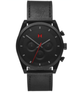  MVMT Element Chrono 44mm Ember Black Leather Men&#39;s Watch  - €119,88 EUR