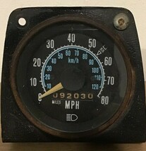 Vtg Stewart Warner Corp. Speedometer Top Speed 80 Miles per Hour Origina... - $112.70