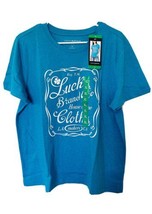 Lucky Brand Womens Printed T-Shirt Color Blue Bird Size M - £22.88 GBP
