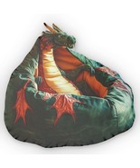 Dragon Beanbag Chair Faux, Plush Cushion Shaped Pillow - $820.82 MXN+