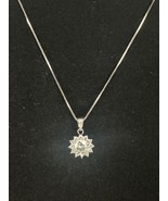 925 Sterling Silver Moissanite Necklace - $842.47 MXN