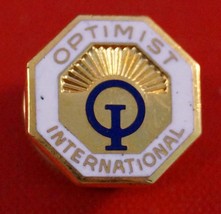 Vintage Optimist International OI Club Organization Thread-Back Lapel Pin - £19.66 GBP
