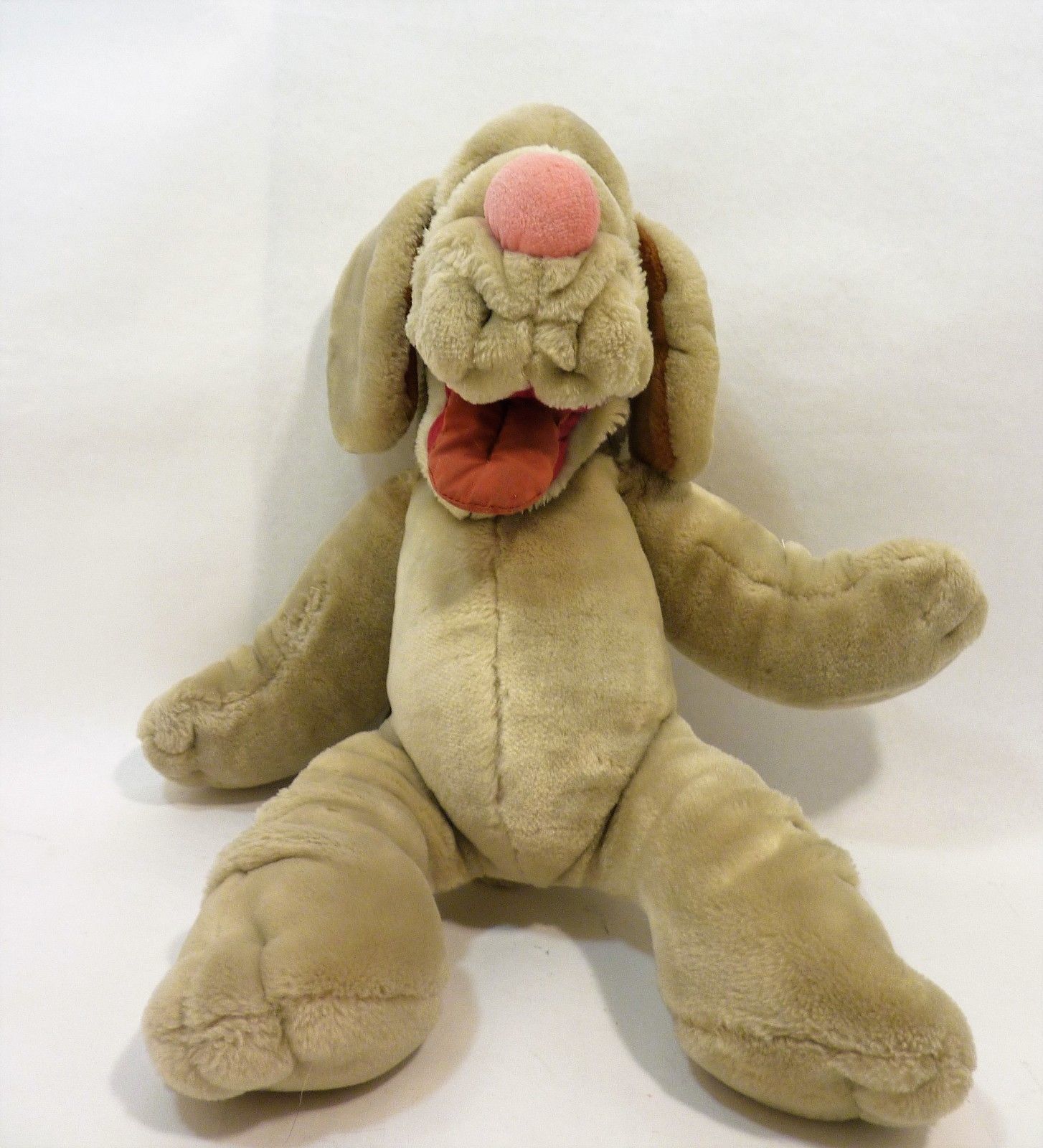 Wrinkles plush dog discount