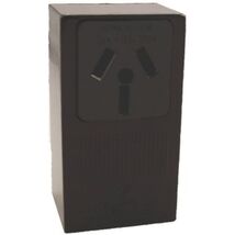 Leviton 5050 50 Amp, 125/250 Volt, NEMA 10-50R, 3P, 3W, Surface Mounting - $28.35 CAD