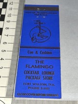 Front Strike Matchbook Cover  The Flamingo Cocktail Lounge FT Walton, FL... - $12.38