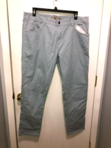 Jeanius by Akademiks Men&#39;s Cargo Carpenter Pants SZ 40X32 Light Blue - $11.87