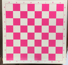 Basic Vinyl Chess Board (Pink) - £12.55 GBP