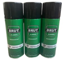 BRUT Classic Deodorant Spray | 24 HR Protection | Pack of 3 | 10oz Each - £39.16 GBP