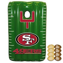 NFL San Francisco 49ers Team Toss Inflatable Bean Bag Football Party Gam... - £17.32 GBP
