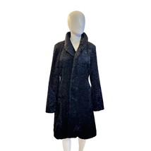 white house black market women small black faux coat - $59.40