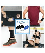 new 2pk KRYOFIT wrist/ankle Compression Sleeves Cryo Therapy freeze Gel ... - $19.79