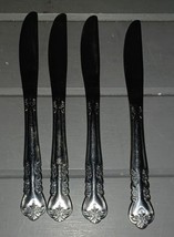 Stanley Roberts Rogers Co Korea DELIGHT Stainless Flatware 4 Dinner Kniv... - $15.00