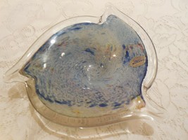Murano  Swirl Blue/Multi Colored  Candy Dish - New w/Label - $9.85