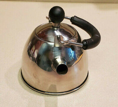 Le Gourmet Chef Small 5 1/2&quot; high x 6&quot; wide Stainless Steel Teapot (NEW) - £15.73 GBP