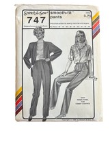 Vtg Stretch &amp; Sew #747 Smooth Fit Pants Hip Sizes 32-48 - $4.94