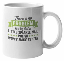 Make Your Mark Design Sparkle Nail Polish. Funny Coffee &amp; Tea Mug for Na... - £14.78 GBP+